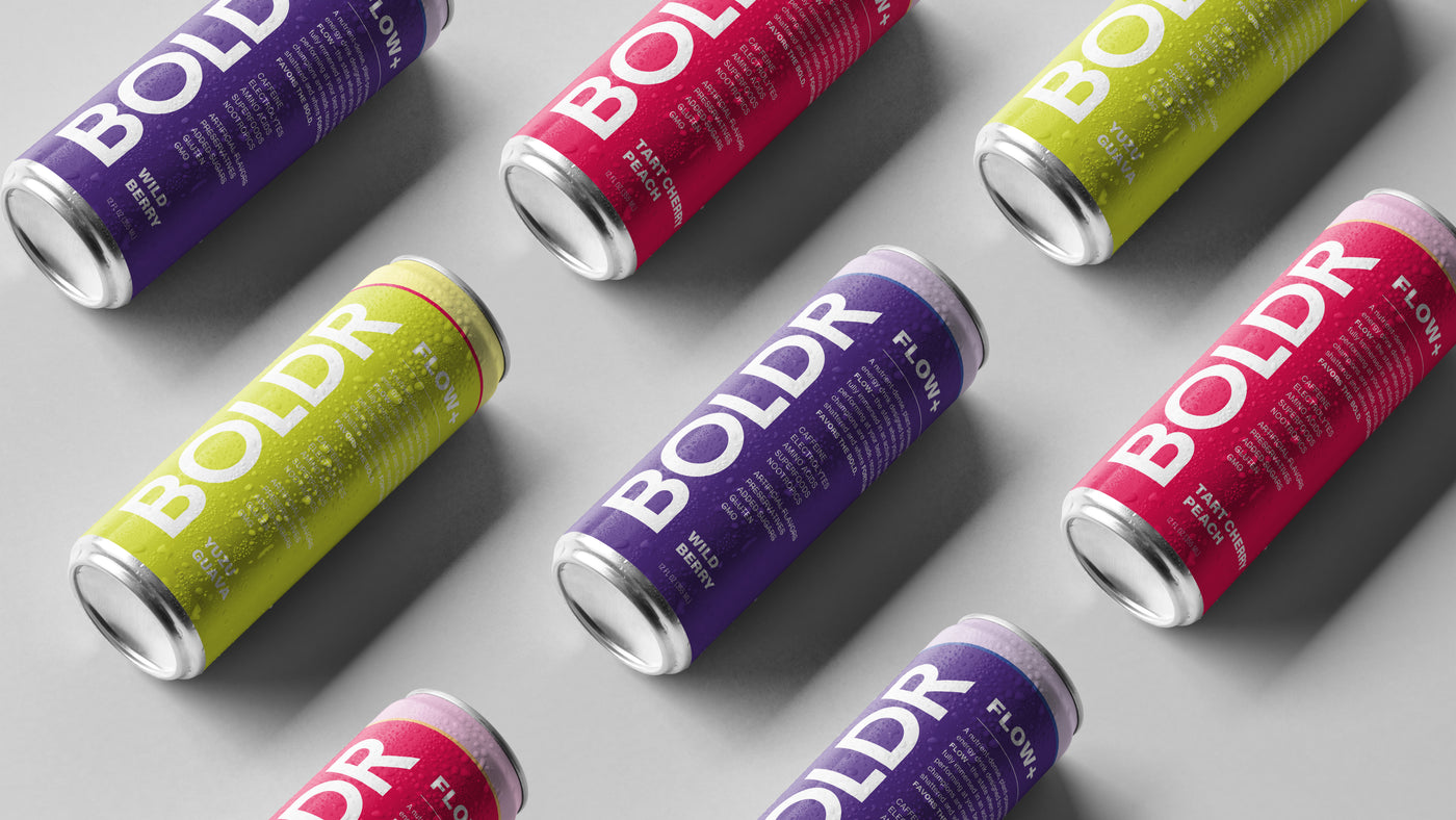 BOLDR Flow + the energy drink designed to help you flow state